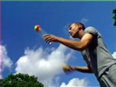 John Racket-Throw: Tennis can & ball tricks (video)